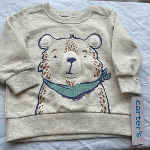 Carter's Cream Cozy Animal Sweatshirt